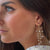 Chandelier earrings with semi-precious stones – 004