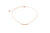 Crew neck necklace and small Swarovski - 009