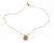 Necklace with semi-precious stone. Merci -017