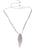 Necklace with woven threads and tassel – 003