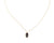 Necklace with uncut diamonds pavé pendant – 019 