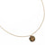 Choker necklace with rose quartz - 007