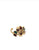 Ring with enamelled four-leaf clover – 002 