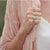 Thin ring with stone - 018