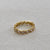 Anello fedina zirconi bianchi - 007