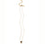 Thin golden rings and small pendants - 001