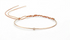 Bracciale bangle sottile oro e diamante - 001
