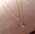 Collana girocollo oro diamante e smalto - 004