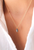 Collana con piccolo ovale di diamanti grezzi - 019