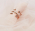 Gold ring with glitter- 003