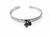 Bracciale  rigido con pietrine pendenti - 033