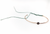 Bracciale bangle sottile oro diamante e smalto - 002