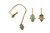 Necklace with revolving rectangular pendant – 010