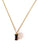 Necklace with smoky quartz pendant - 005