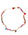 Choker necklace semiprecious stones with knots - 015