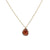 Necklace with semi-precious stone pendant - 018 