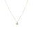 Necklace with semi-precious stone pendant - 018 