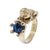 Frog and stone ring - 002